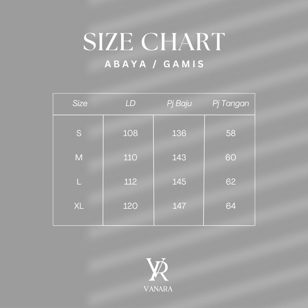 Brown Minimalist Size Chart Instagram Post